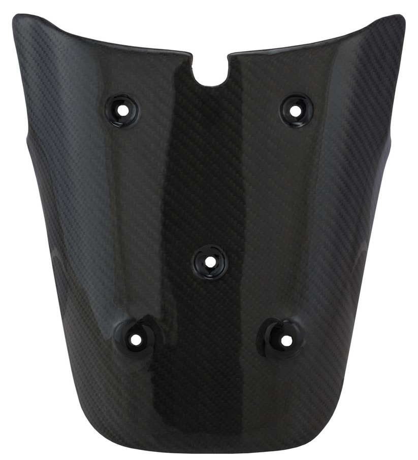 Rear license plate holder for Vespa GTS/GTS Super/GTV 125-300cc (-'13), Carbon