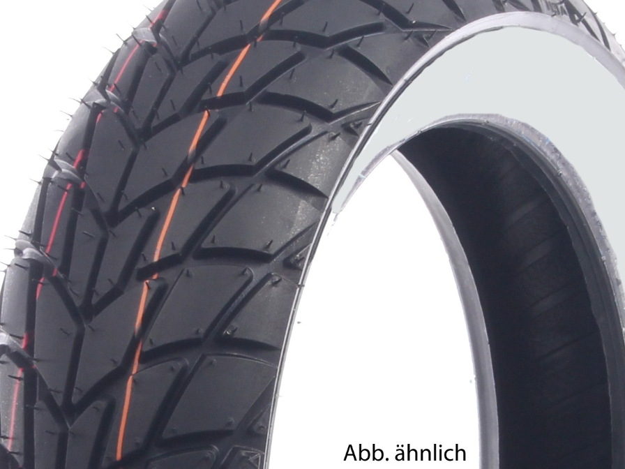 Mitas tire 110/70-11, 45L, TL, whitewall tire, MC20, M+S, front