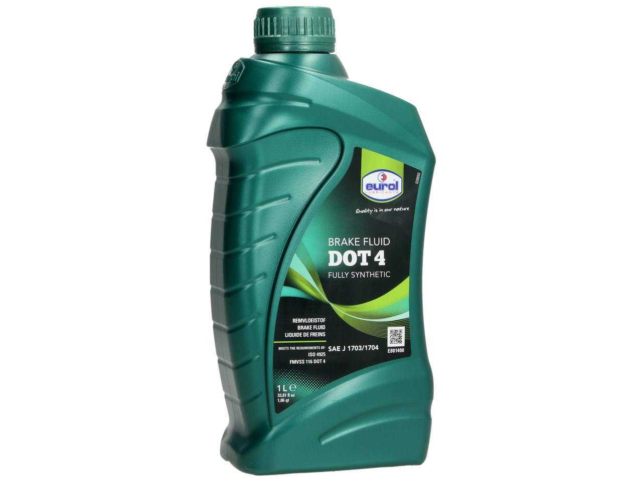 Eurol brake fluid, DOT 4, 1 l, SAE J1703 / ISO 4925