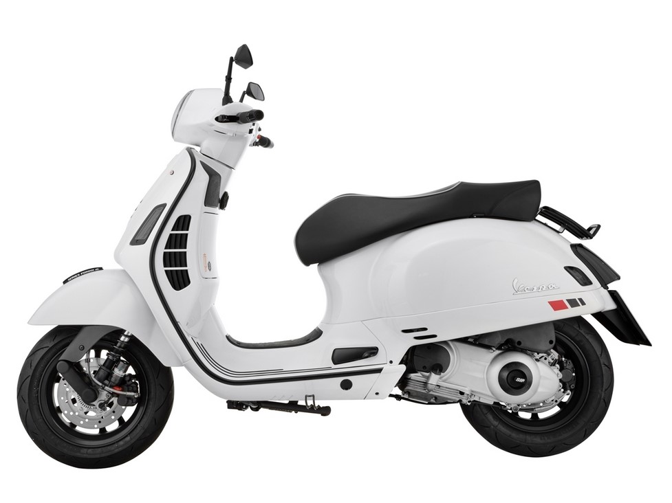 Frame taillight conversion for Vespa GTS/GTS Super/GTV 125-300cc ('14-'18), chrome