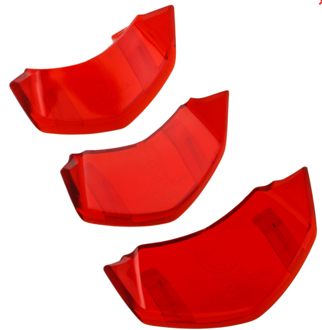 Cascade insert red transparent for Vespa Primavera/Sprint 50-150cc ('18-)