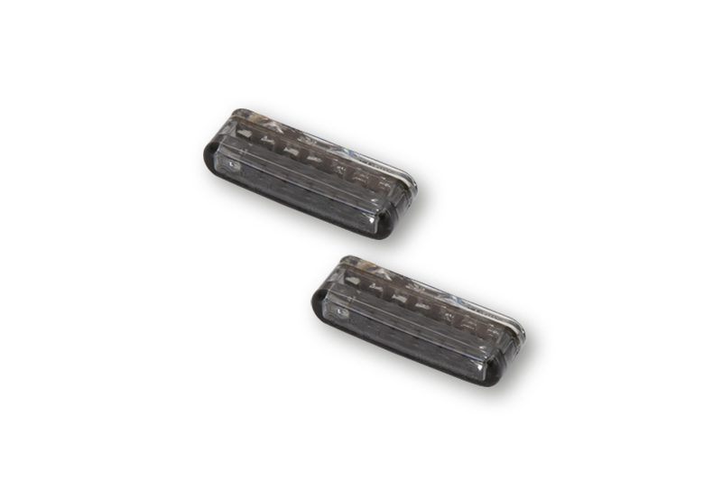 HIGHSIDER Smart Shorty LED 3in1 indicator/rear light combination module lens smoke gray (pair), rear