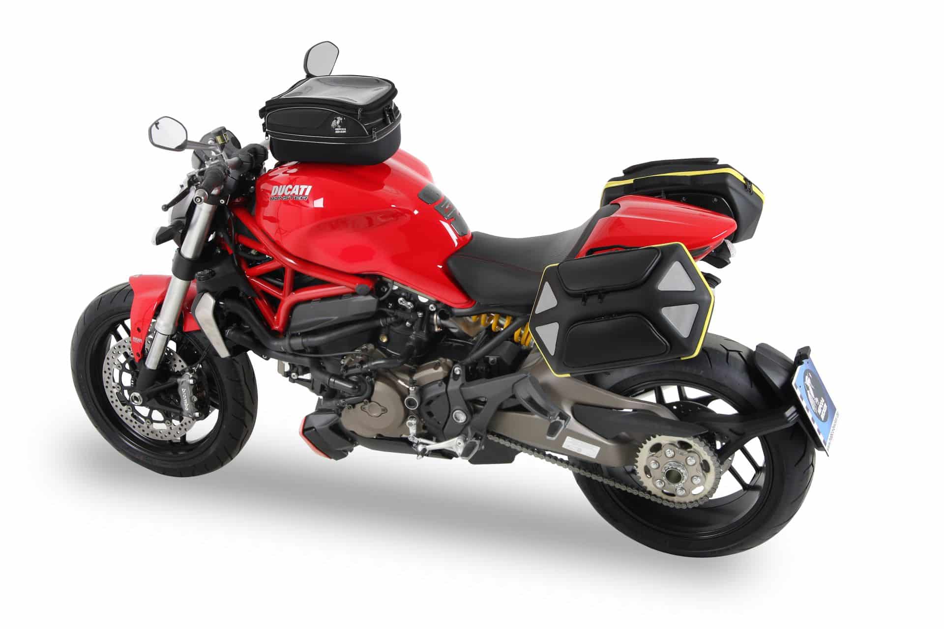 C-Bow side carrier black for Ducati Monster 1200 /S (13-16) Hepco & Becker