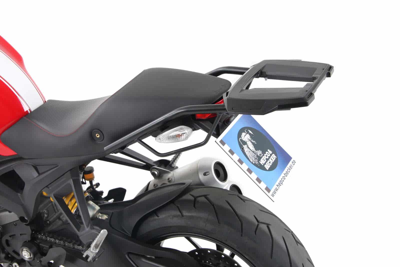 Alurack top case carrier for Ducati Monster 1100 Evo (11-13) Hepco & Becker