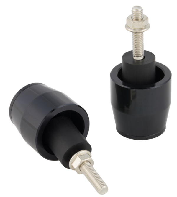 Handlebar end weights left/right for Vespa Primavera/Sprint/ET/LX/LXV/S, black