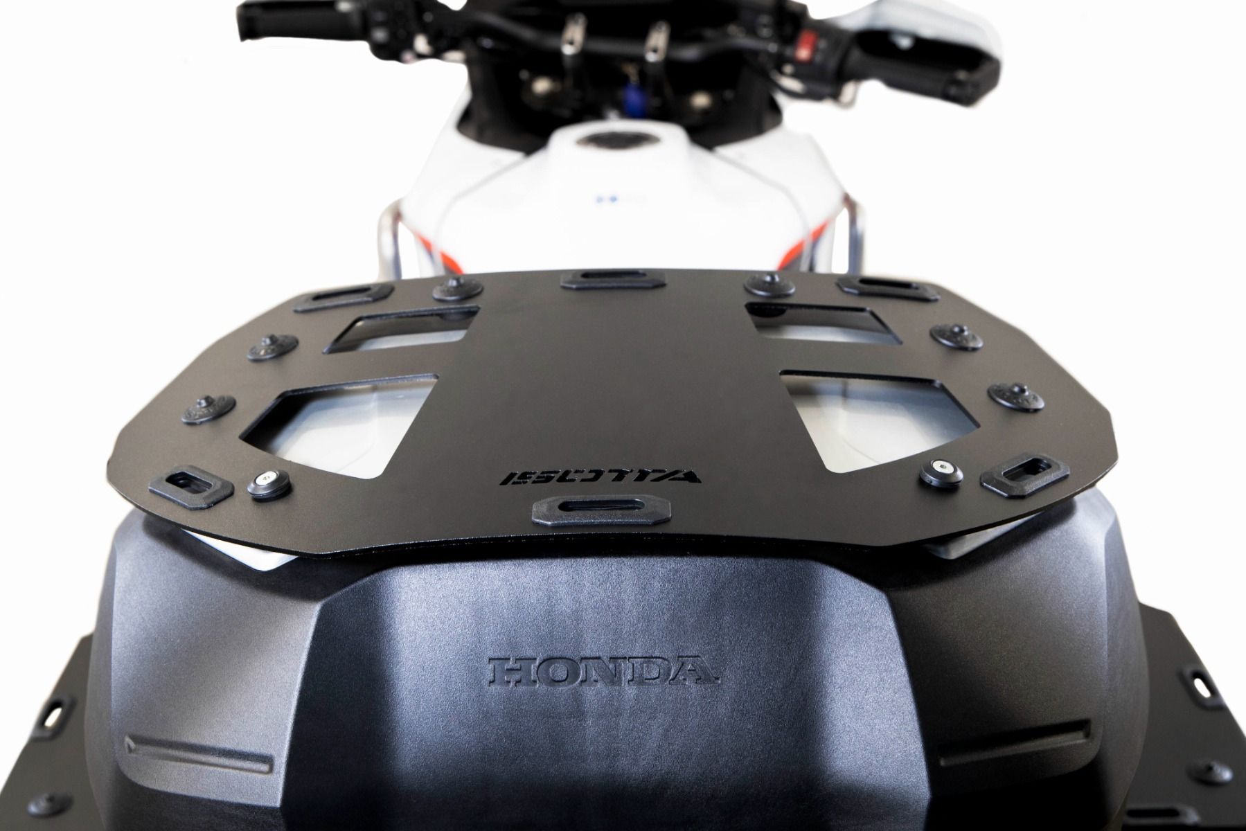 Luggage rack for top case Honda XL 750 Transalp /NT 1100 /ADV 750 /NC 750 X, aluminum, black