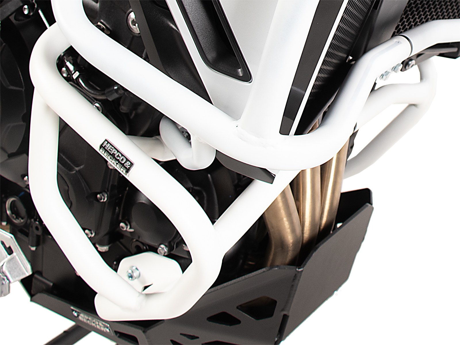 Engine guard white for Triumph Tiger 900 GT / Pro (24-) Hepco & Becker