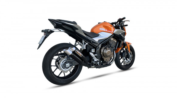 IXIL HYPERLOW BLACK XL stainless steel muffler for Honda CBR 500 R / CB 500 F (Bj.19-)