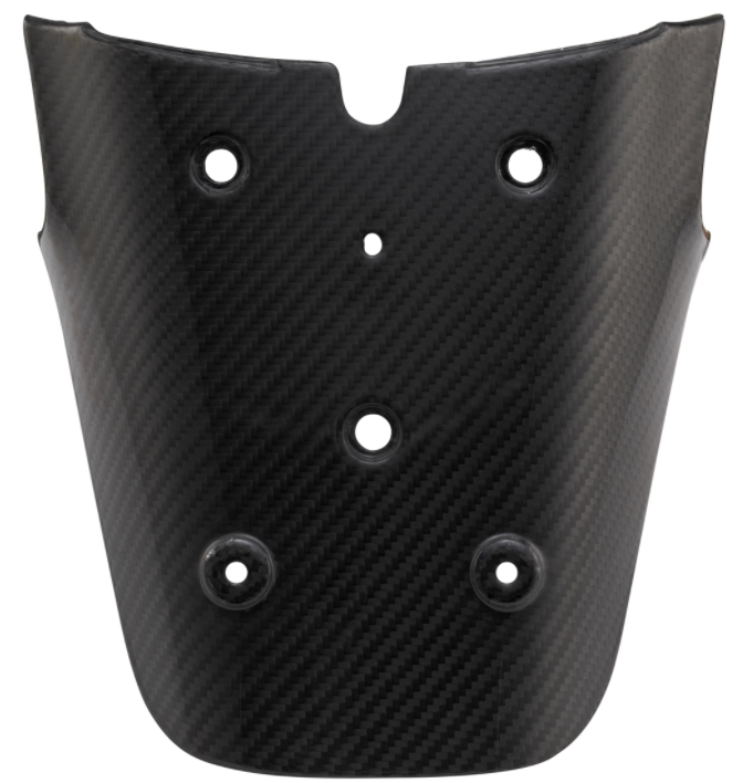 Rear license plate holder for Vespa GTS/GTS Super/GTV 125-300cc, Carbon