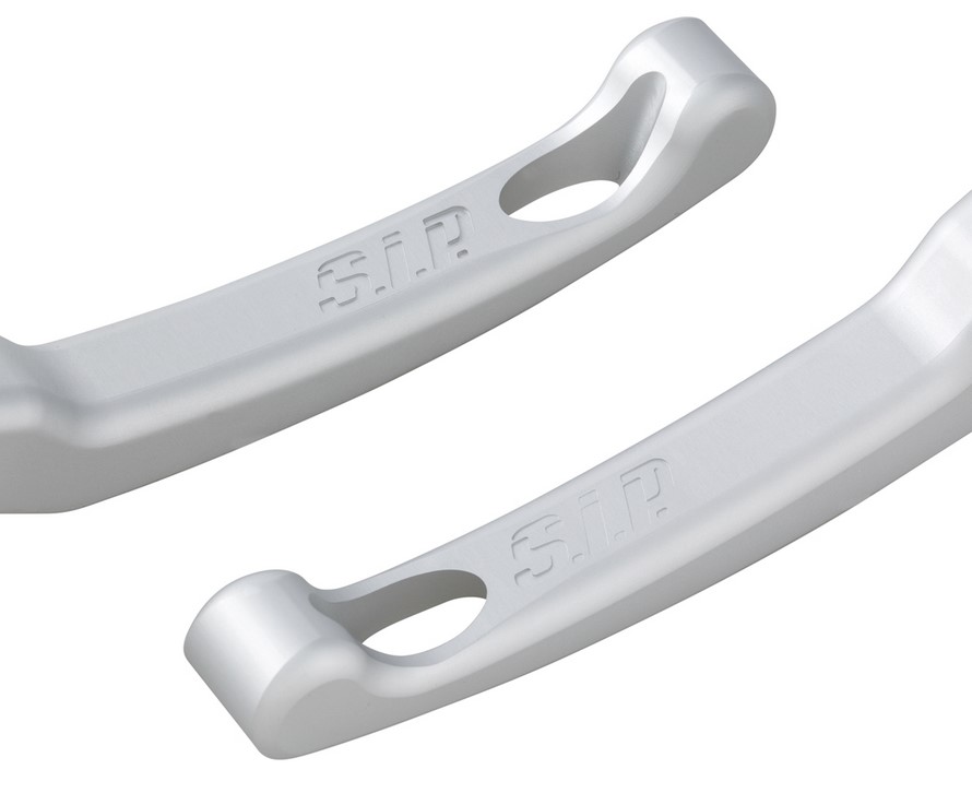 Sport lever set brake Shorty for Vespa, right and left, silver matt