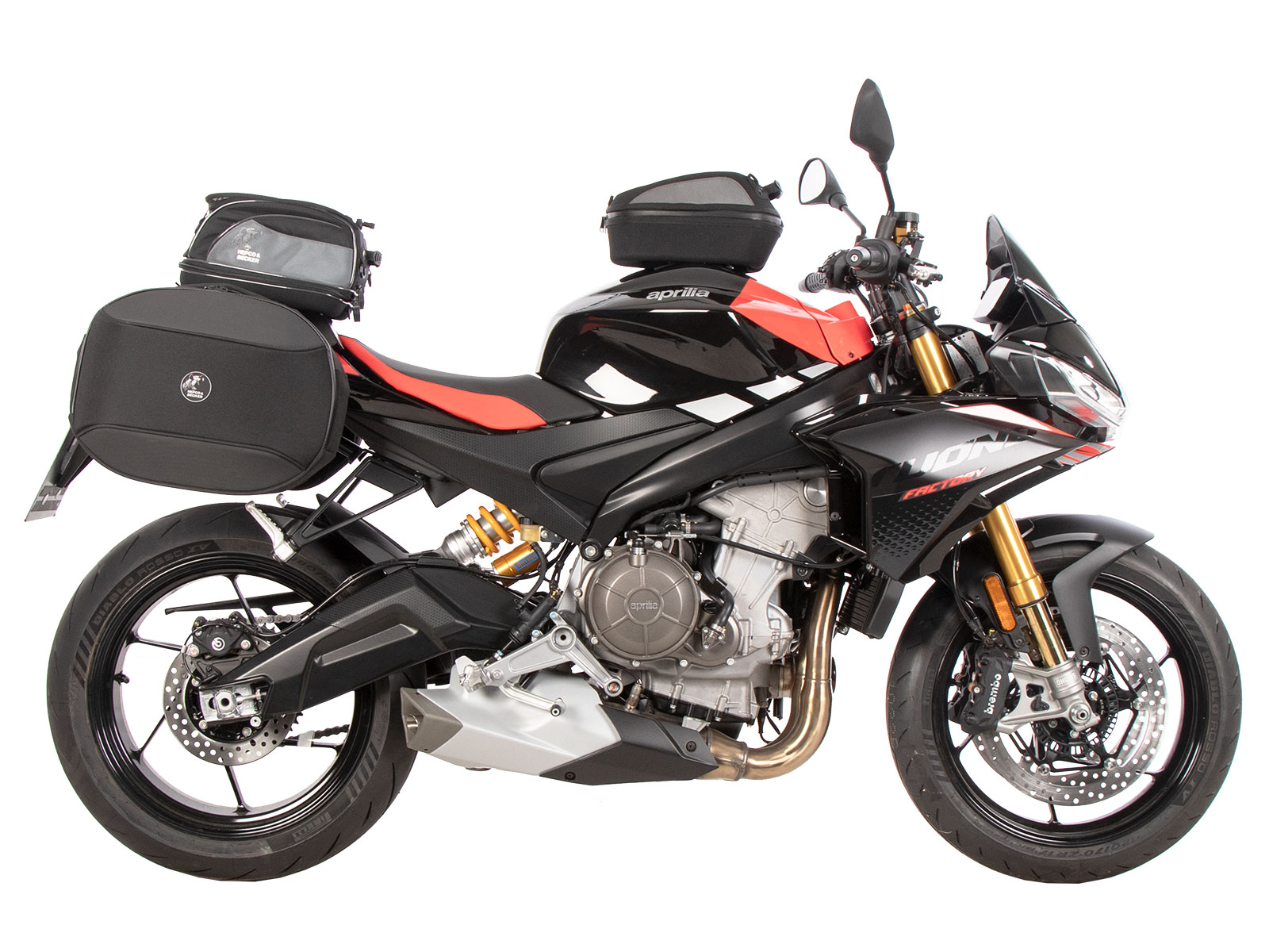 Basic tank ring incl. tank bag closure unit for Aprilia Tuono 660 Factory (22-)
