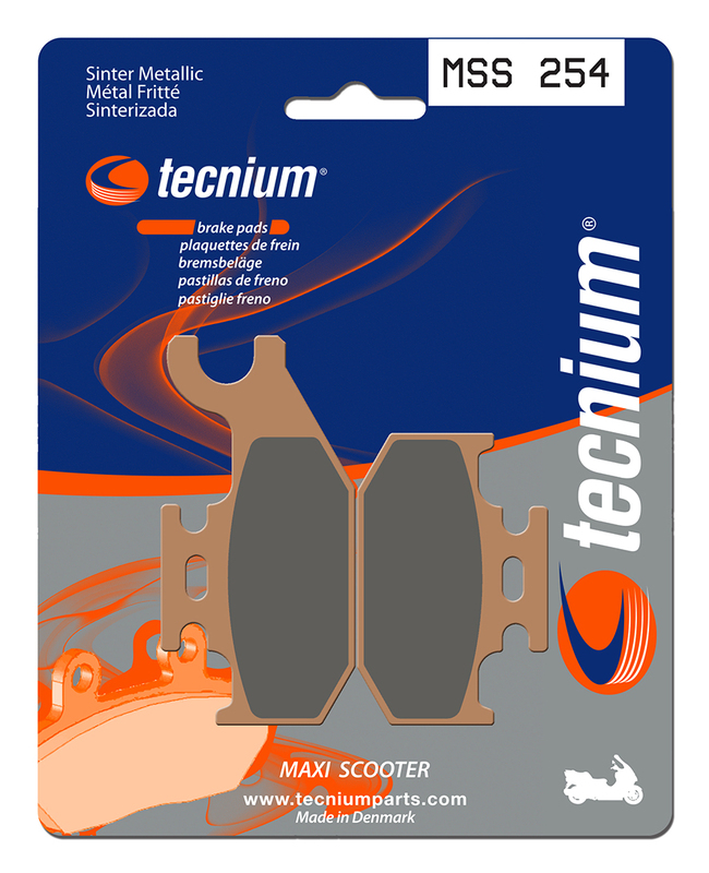 Tecnium Maxi Scooter sintered metal brake pads - MSS254