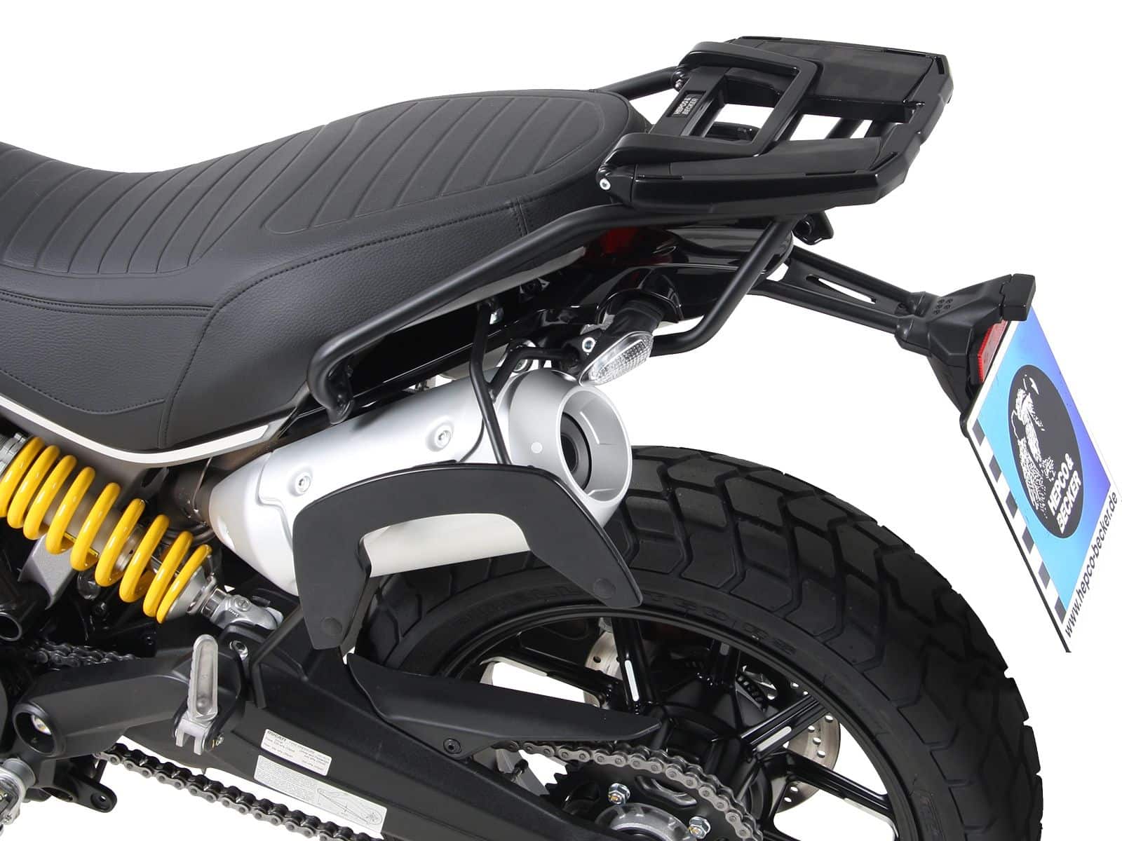 Easyrack Topcaseträger black for Ducati Scrambler 1100 /Special /Sport (18-20) Hepco & Becker