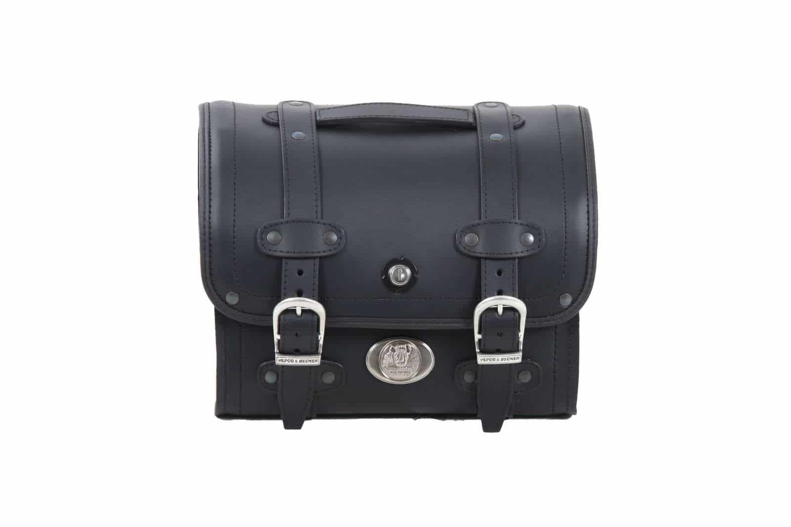 Leather Handbag Smallbag Buffalo 19 Liter black Hepco & Becker