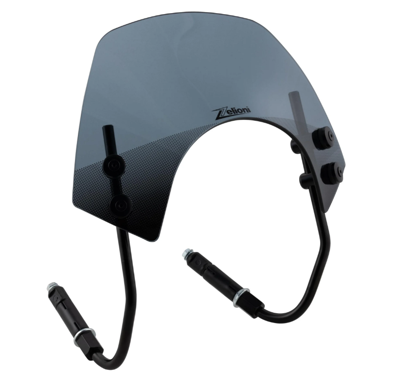 Flyscreen ZELIONI Racing for Vespa GTS/GTS Super 125-300cc, black tinted