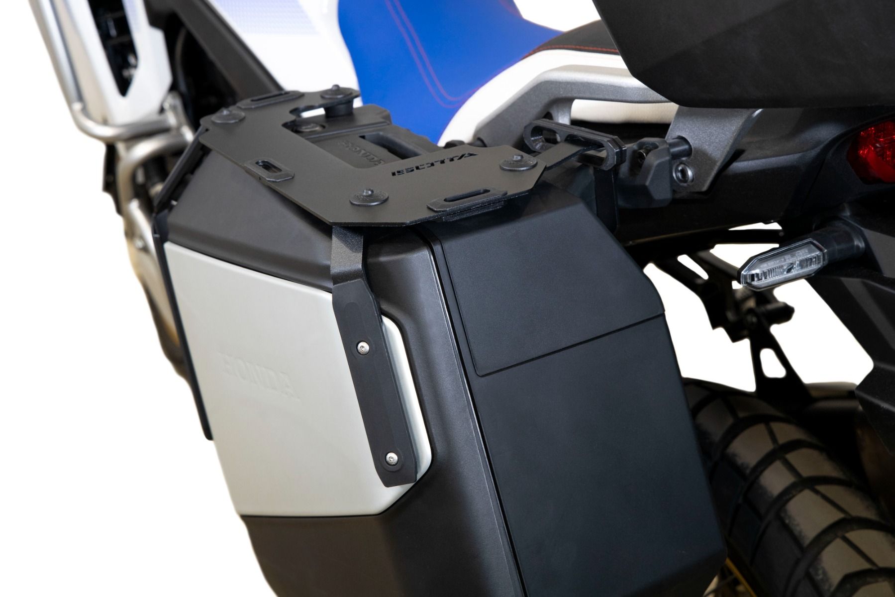 Luggage rack for side cases Honda XL 750 Transalp /NT 1100 /ADV 750 /NC 750 X, aluminum, black