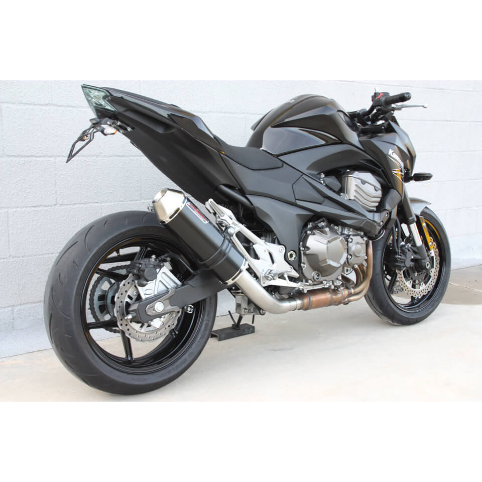 Takkoni muffler Kawasaki Z 800 e, stainless steel, E-approved