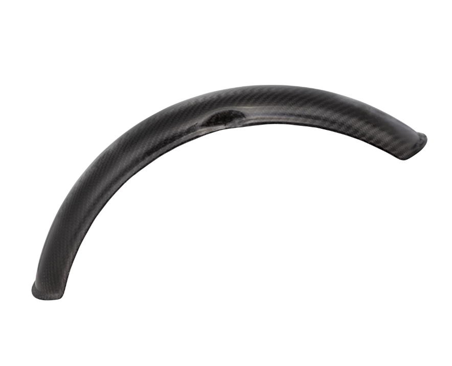 Mudguard Garelli EVO II without bracket, universal for Vespa PX 80-200cc, carbon clear
