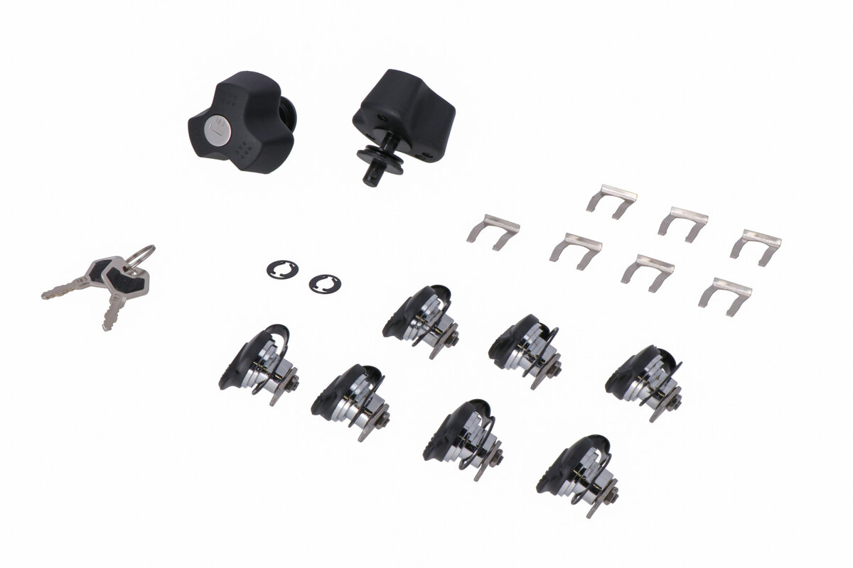 SW-Motech TRAX lock set with PRO anti-theft device, 9 locks / 2 keys Original SW-Motech