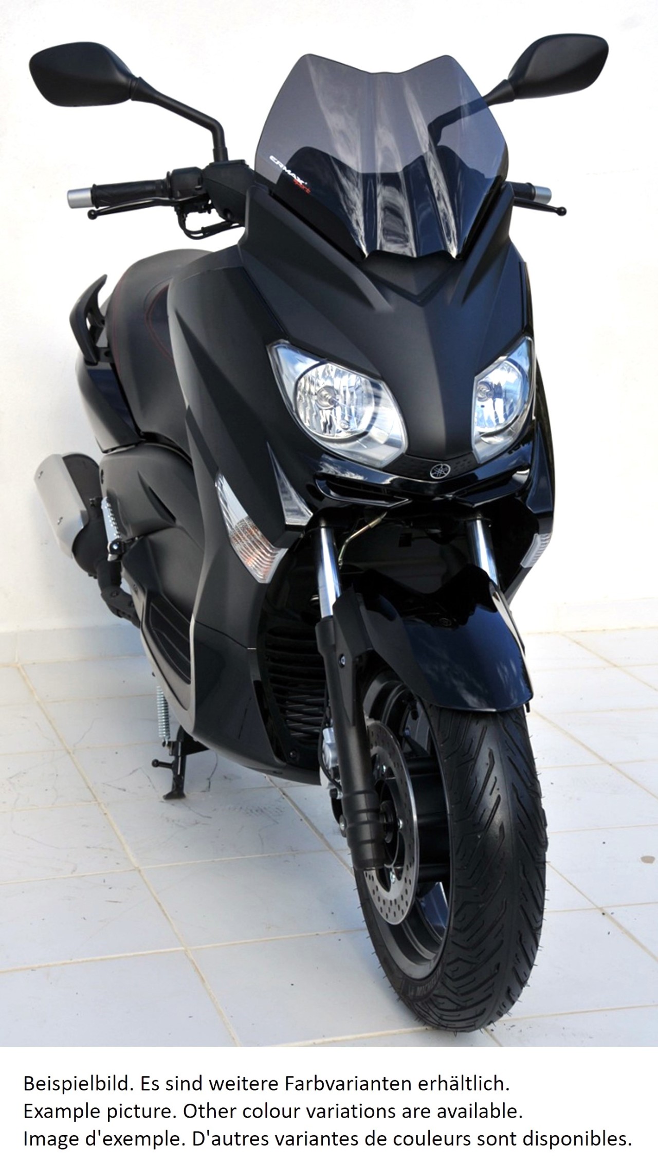 ERMAX Sport windshield for Yamaha X-MAX 125 /250 (10-13), black