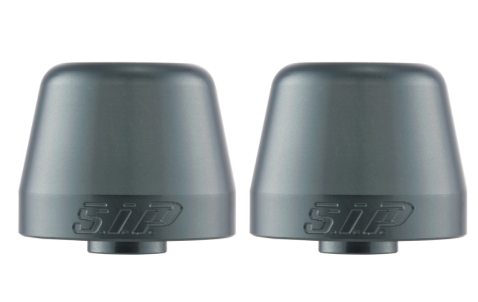 Handlebar end weights left/right for Vespa Primavera/Sprint/ET/LX/LXV/S, silver matt