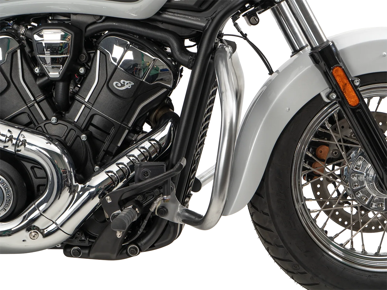 Chrome engine guard for Indian Sport Scout 1250 (25-) Hepco & Becker