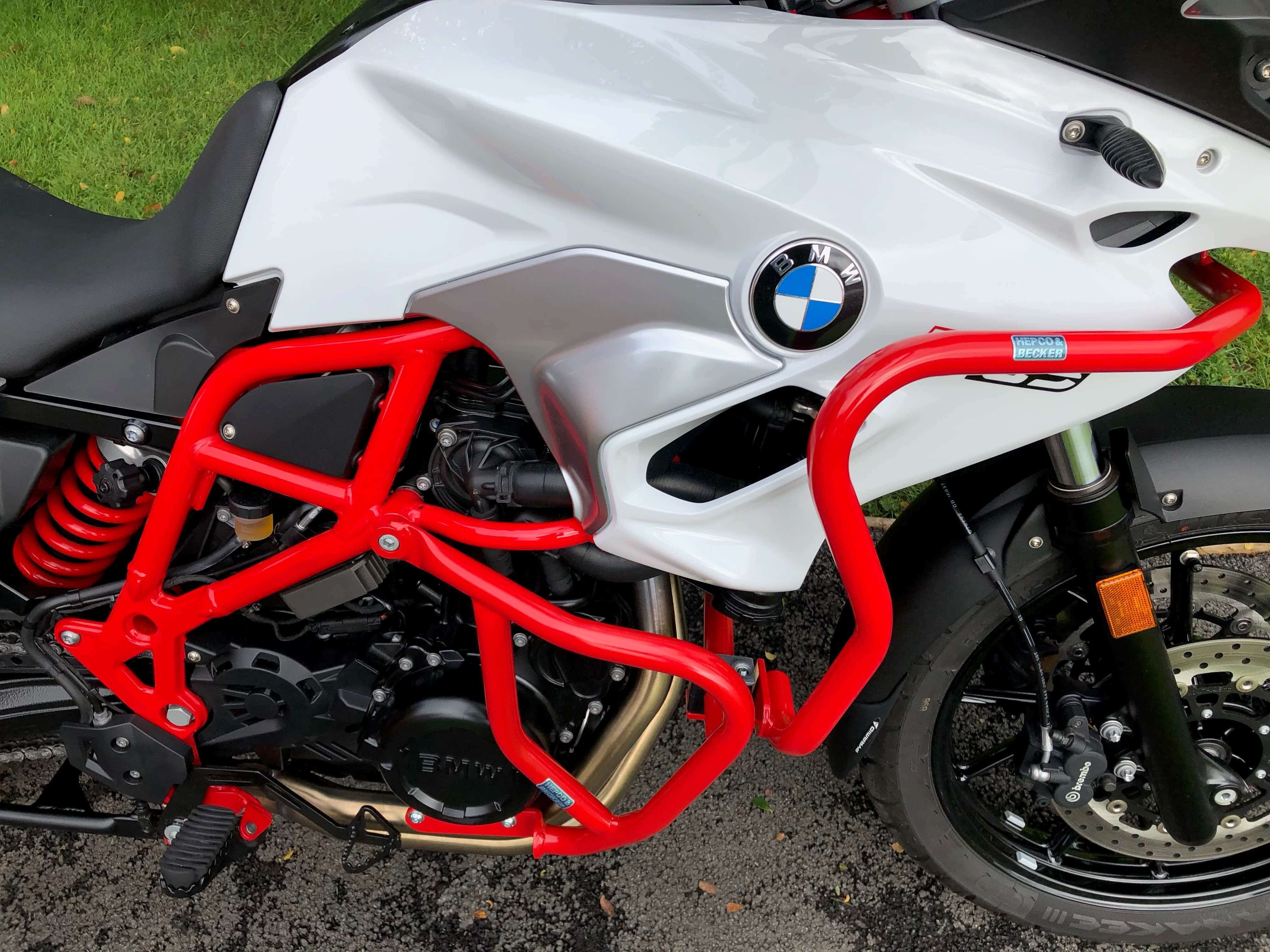 Engine guard red for BMW F 650 GS Twin /F 700 GS Hepco & Becker