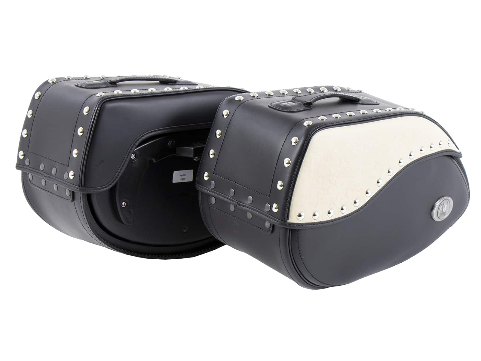 Saddlebag set Ivory for C-Bow carrier Hepco & Becker