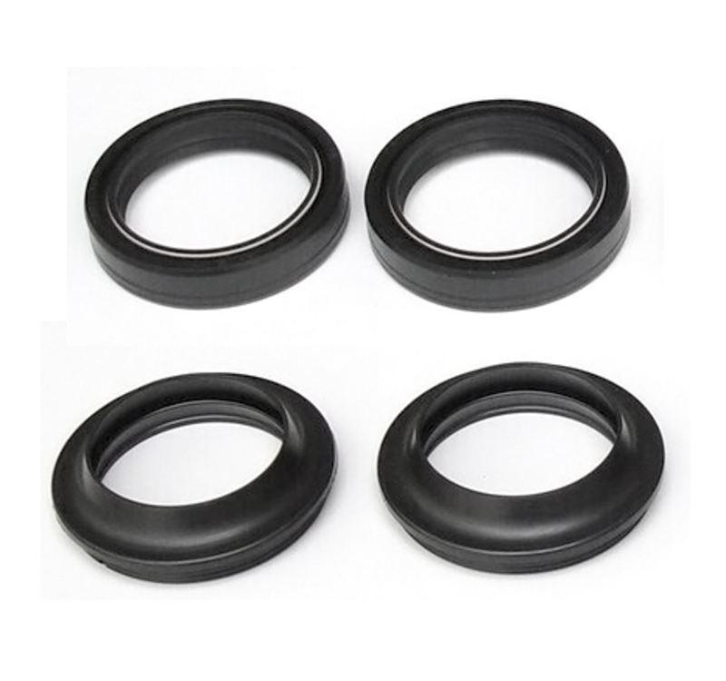 Tecnium fork seal ring set with dust caps - 37x49x8/10 mm