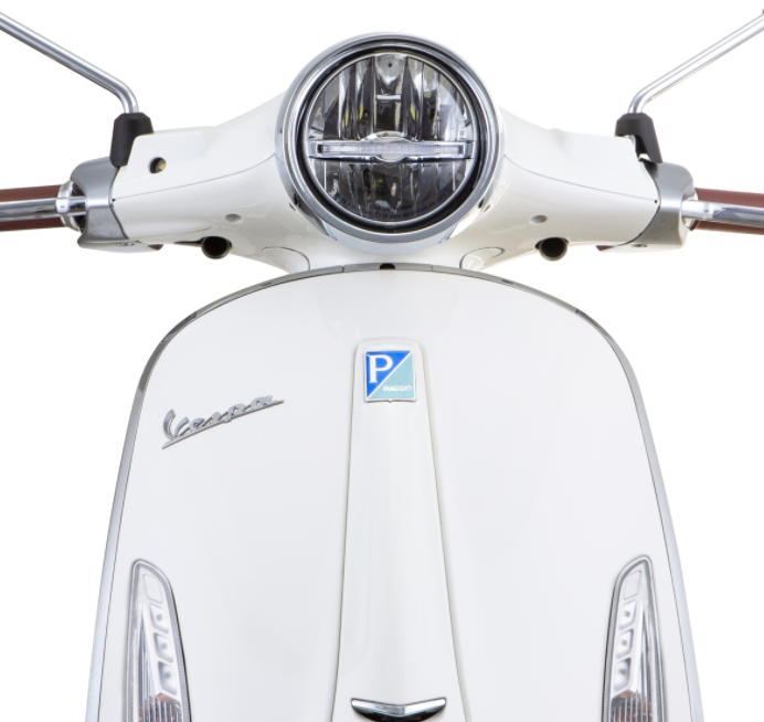 Headlight LED for Vespa Primavera 50-150ccm 2T/4T (-'18), black matt