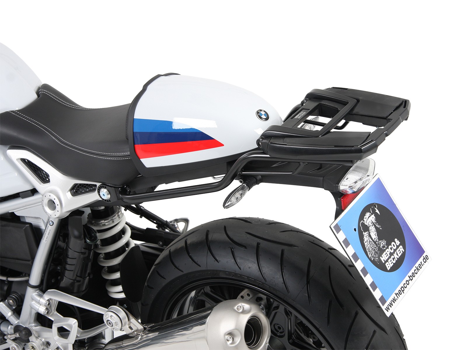Easyrack top case carrier black for R nineT Racer (17-20) Hepco & Becker