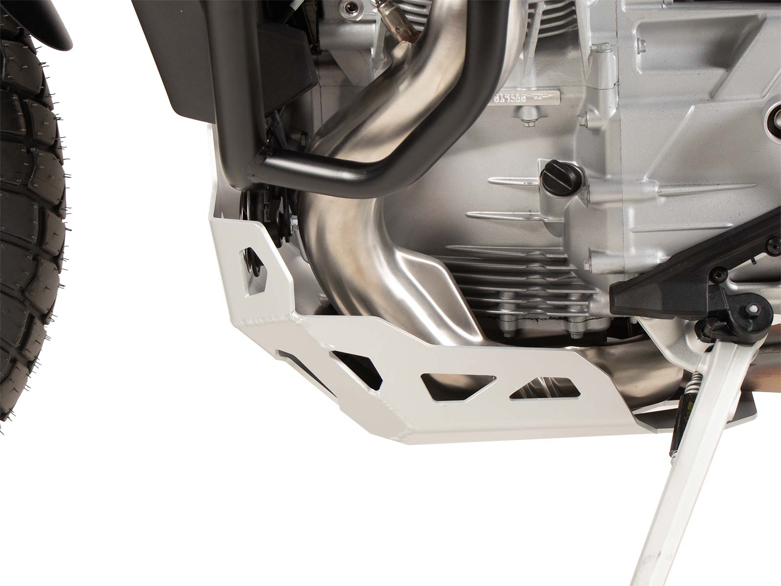 Engine protection plate aluminum for Moto Guzzi Stelvio (24-) Hepco & Becker