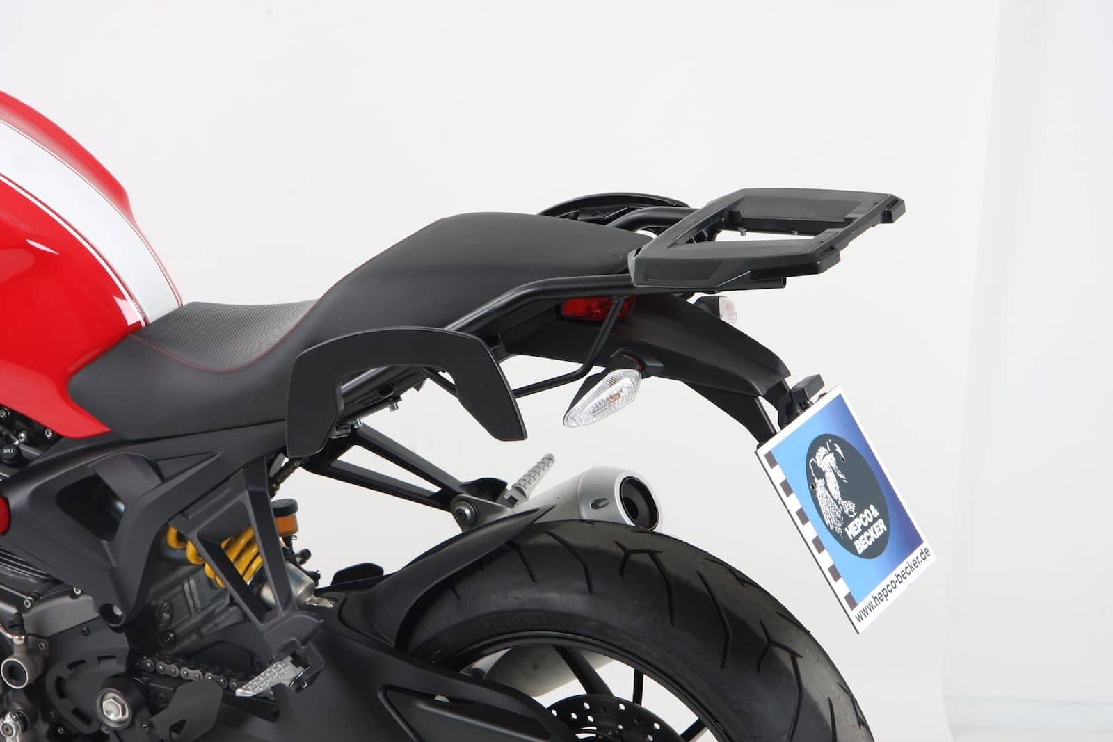 Alurack top case carrier for Ducati Monster 1100 Evo (11-13) Hepco & Becker