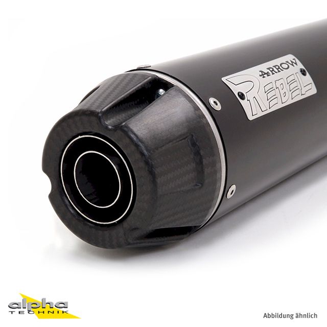 ARROW complete exhaust system REBEL for Kawasaki Vulcan S650 2014-2016, stainless steel