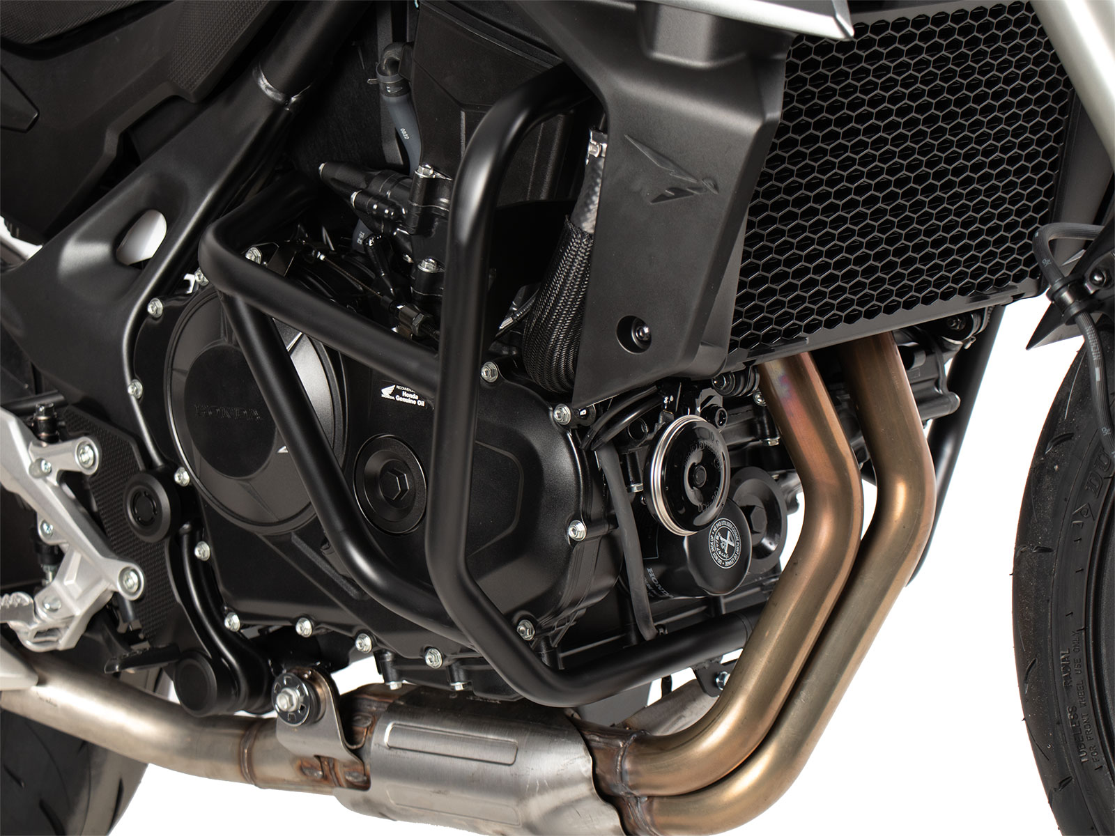 Engine guard "Solid" black for Honda CB 750 Hornet (23-) Hepco & Becker