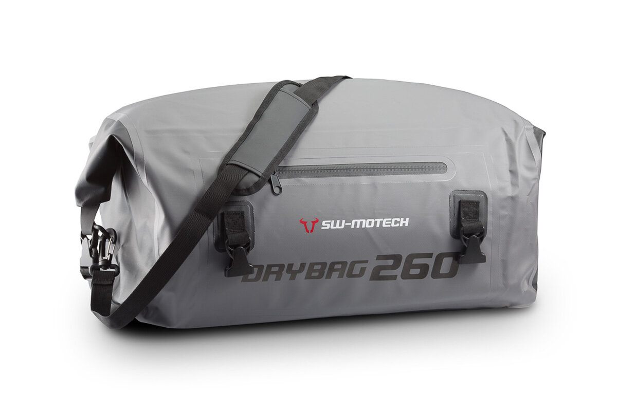 Drybag 260 rear bag for Moto Guzzi V85 TT /Travel, gray / black - SW Motech