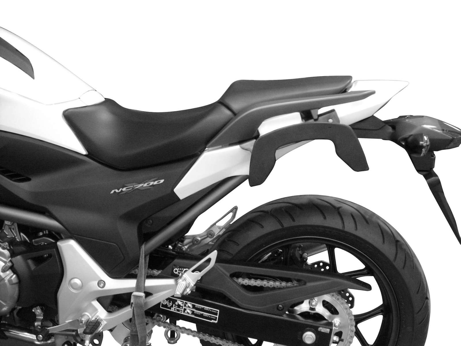 C-Bow side carrier black for Honda NC 700 S (12-13) /750 S/DCT (14-20) Hepco & Becker