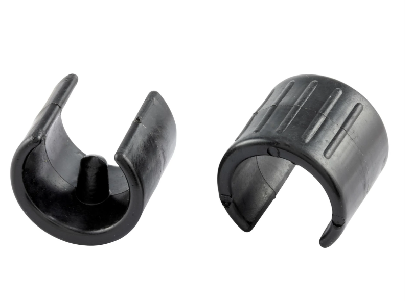 Retaining clip FA Italia luggage carrier for Vespa, plastic, black