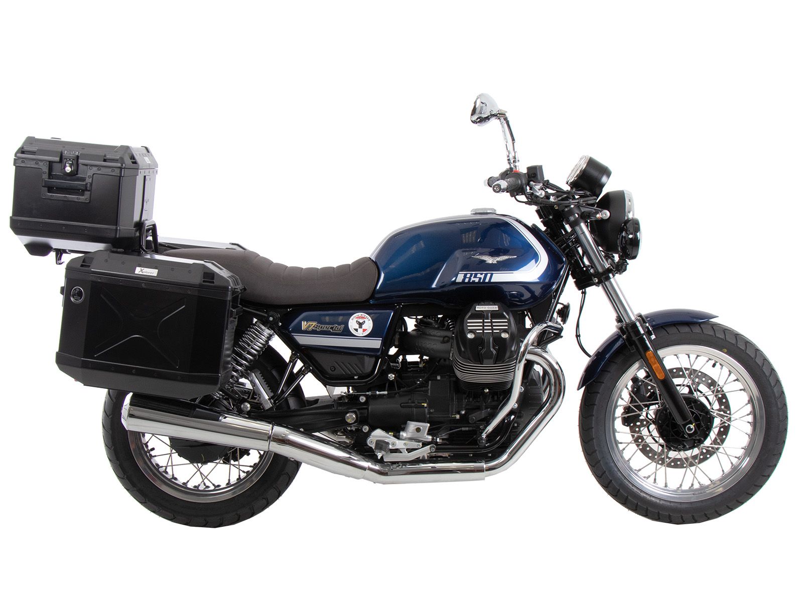 Carrier black for Moto Guzzi V7 Special/Stone/Centenario (21-24) Hepco & Becker