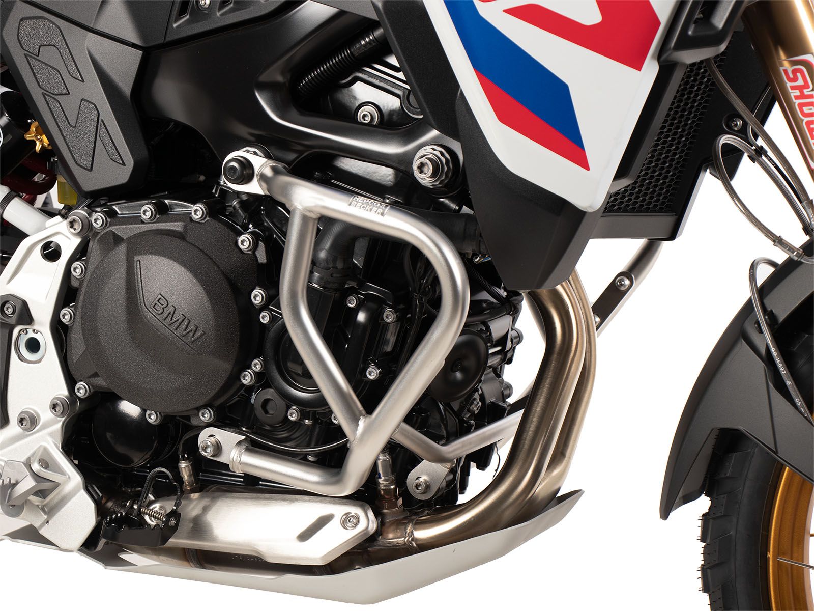 Stainless steel engine guard for BMW F 900 GS (24-) Hepco & Becker