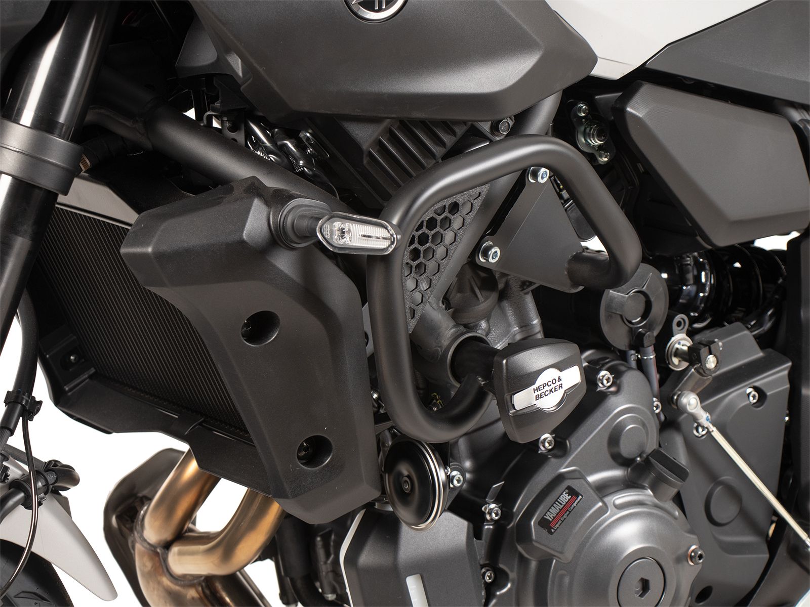 Engine guard incl. protection pad for Yamaha MT-07 / Y-AMT (25- ) Hepco & Becker
