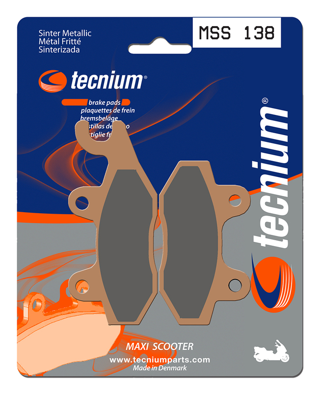 Tecnium Maxi Scooter sintered metal brake pads - MSS138