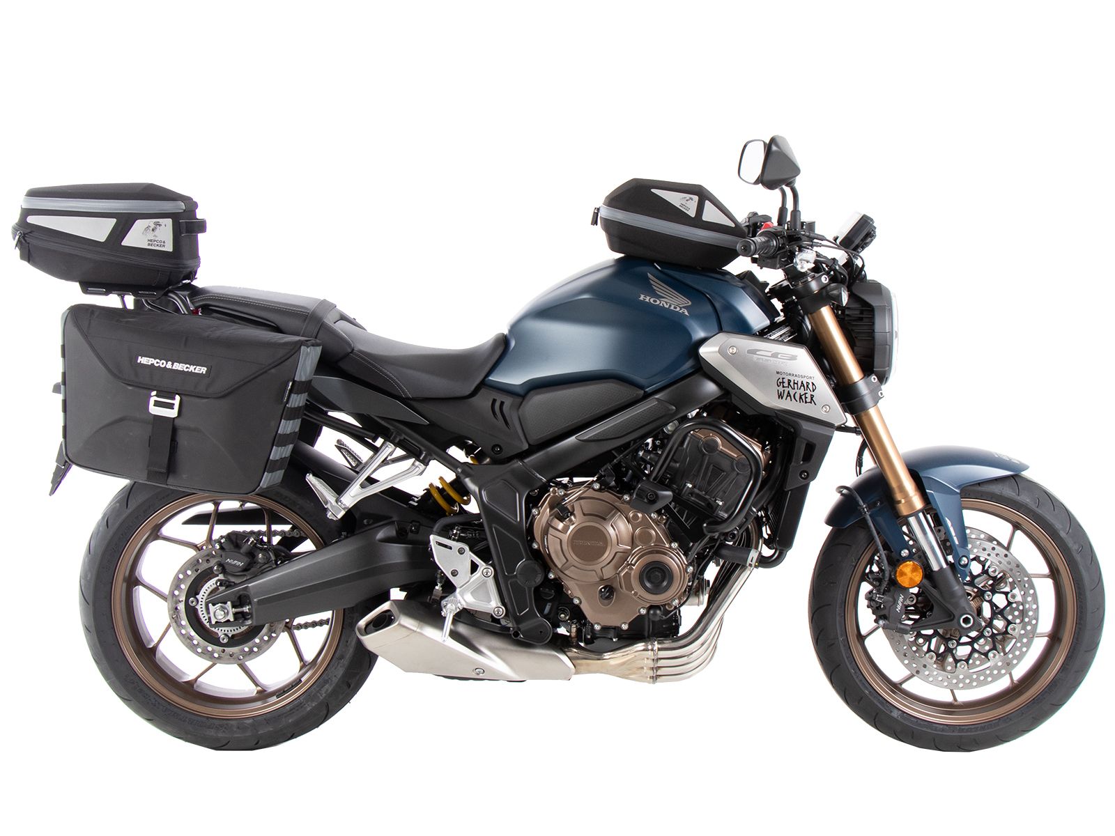 C-Bow side carrier black Honda CB 650 R (21-23) Hepco & Becker