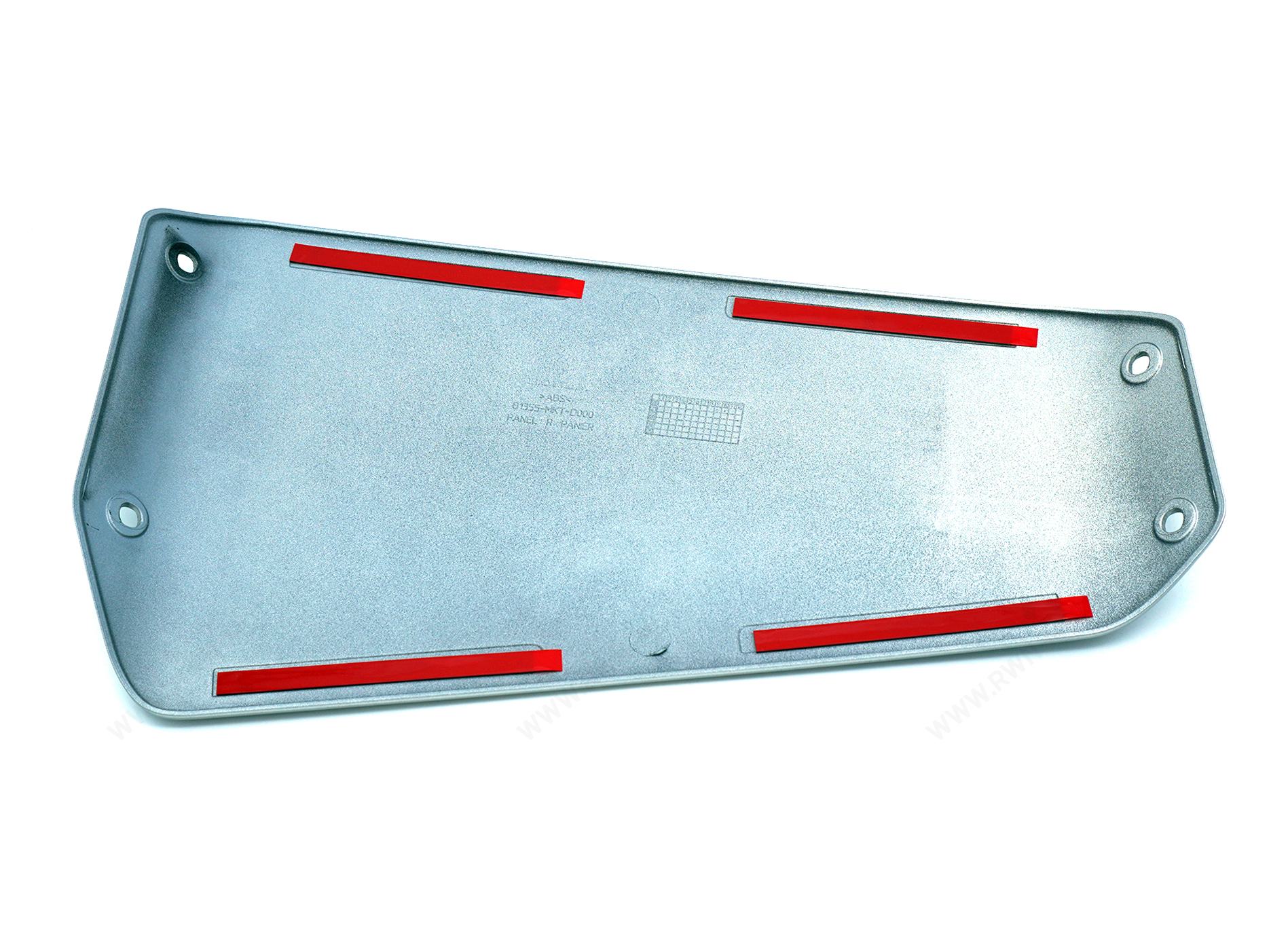 Case trim set silver for the side case set for Honda Forza 750 2021-