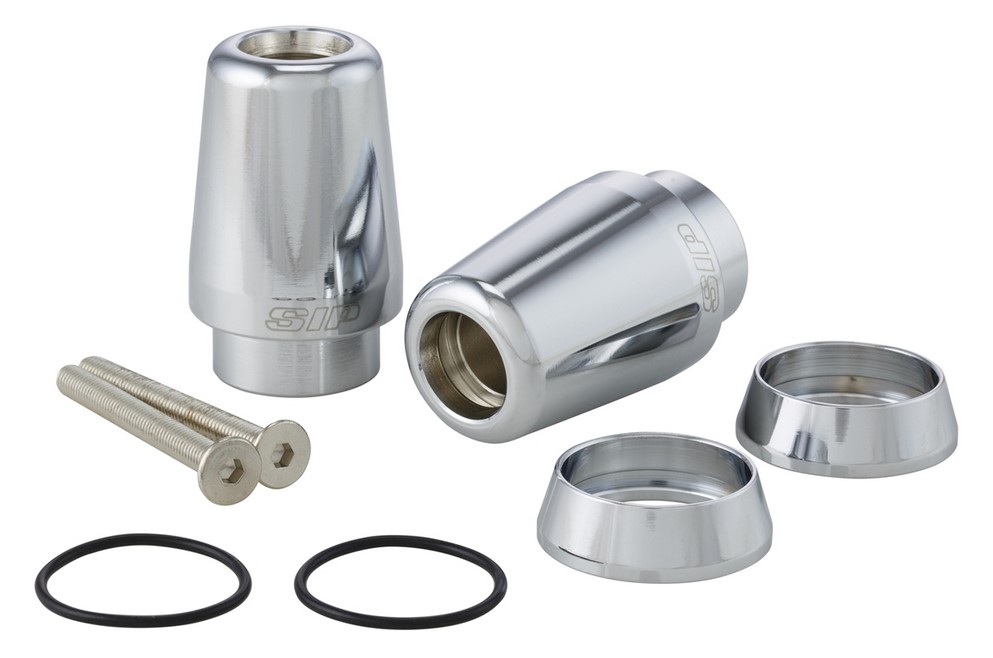 Handlebar end weights for Vespa GTS/GTS Super/GTV/GT 60/GT/GT L 125-300cc, chrome