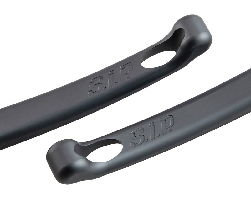 Sport lever set brake for Vespa, right and left, gray matt