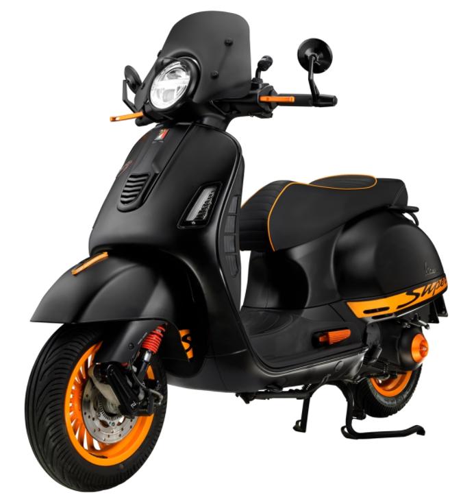 Cover vario lid for Vespa Primavera/Sprint 125-150ccm i.e. 3V 4T AC, orange matt