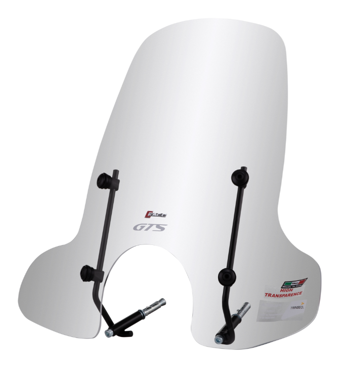 Windshield FACO high for Vespa GTS /GTS Super 125/300cc (`23-), clear
