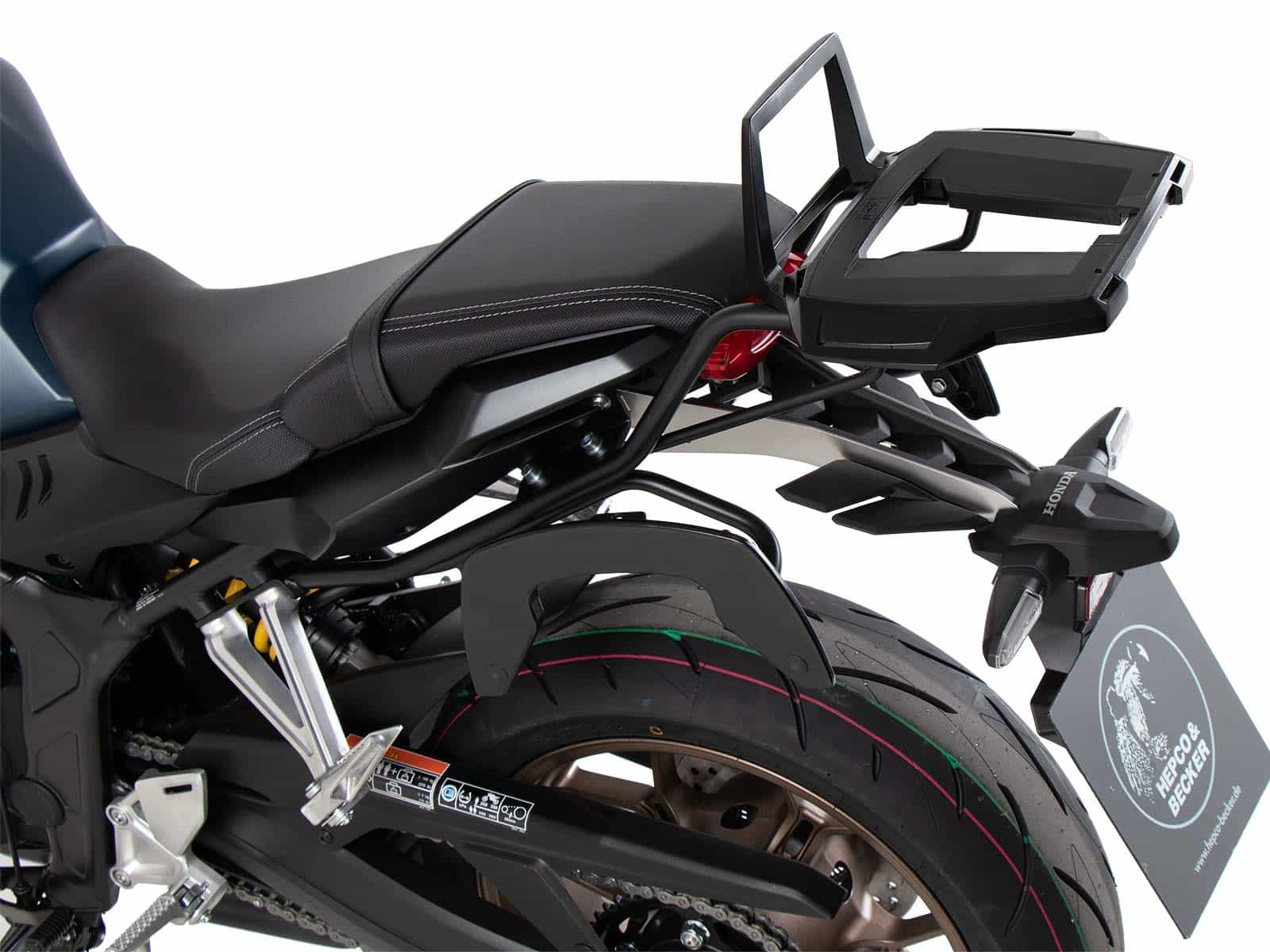 Alurack top case carrier for Honda CB 650 R (21-23) Hepco & Becker