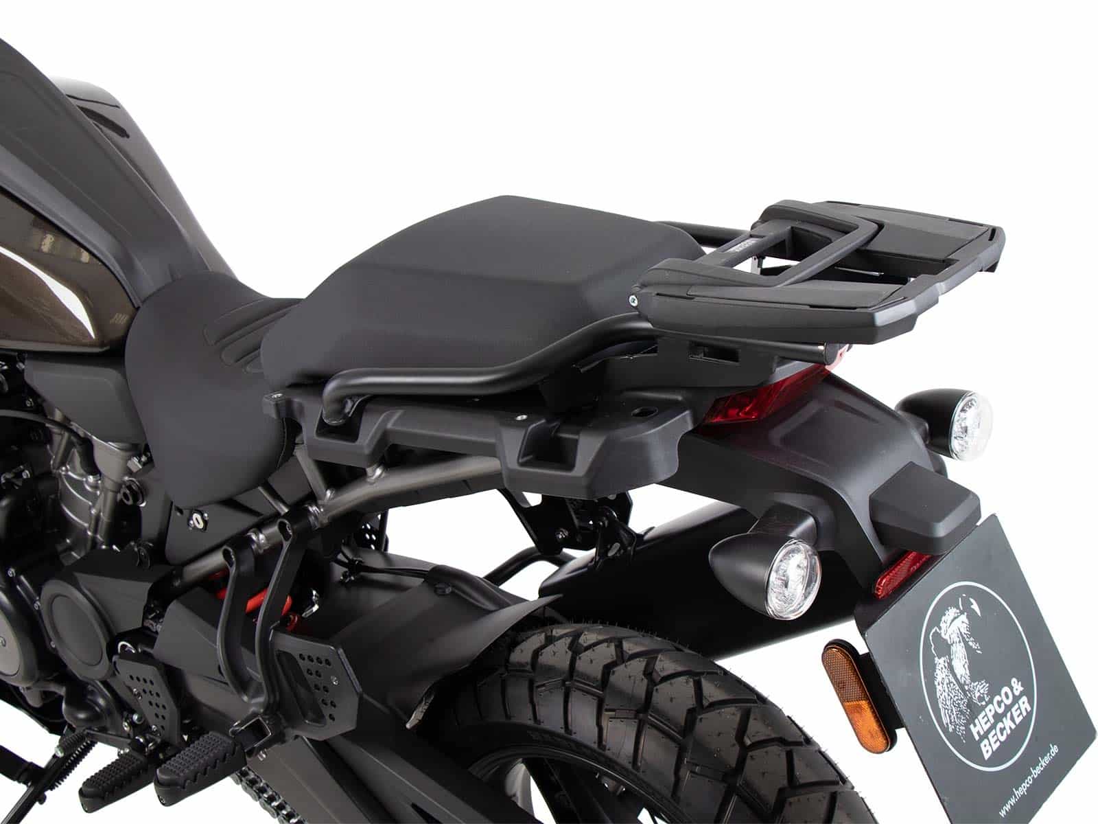 Easyrack Topcaseträger black for Harley Davidson Pan America (21-) Hepco & Becker